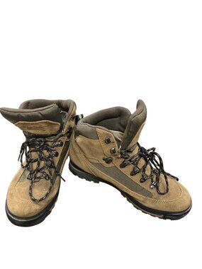 Cabelas mens brown leather dry plus hike trail ankle boots sz 9.5D SKU 10,007